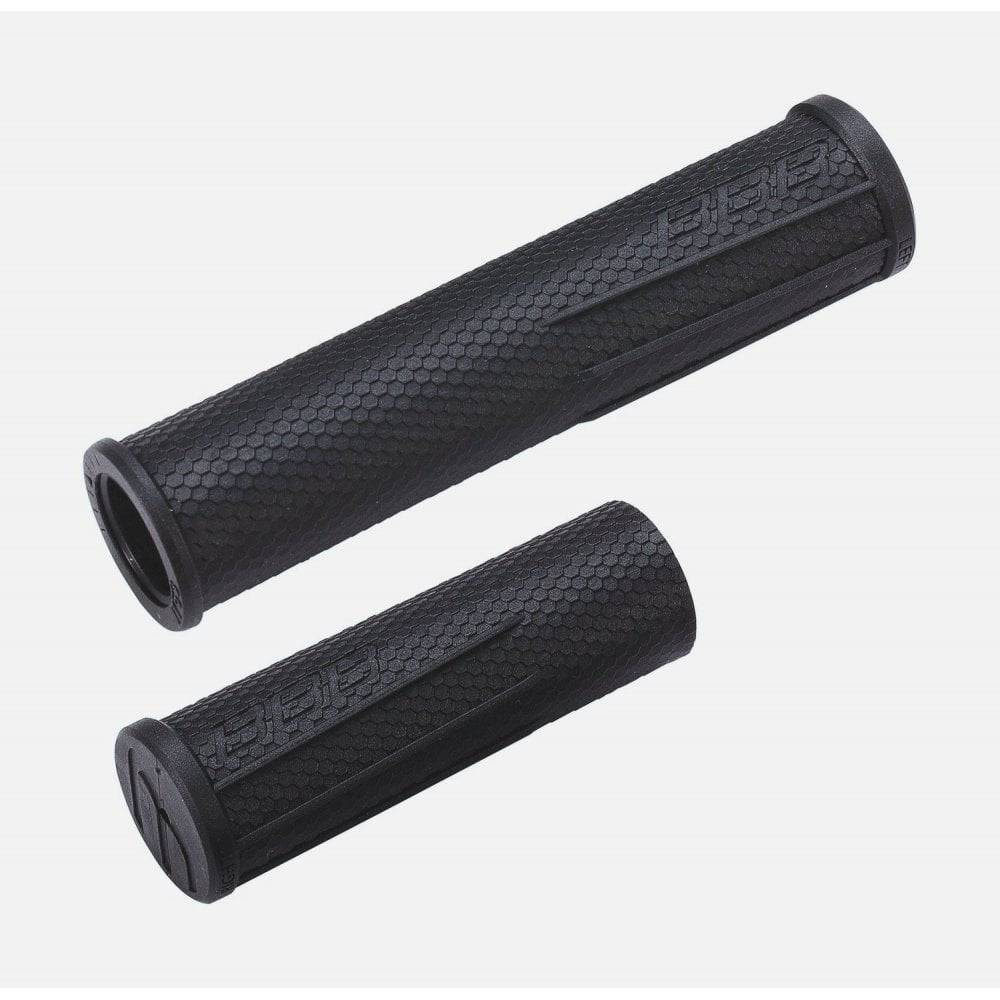 BBB Cruiser Grips BHG-91 for twist grip gear systems with slip-free hex surface, shown mounted on bicycle handlebars.