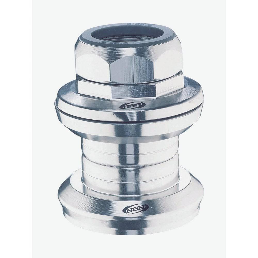 BBB Threadaround 1-inch threaded headset with sealed bearings for bikes, showing the headset assembly and components.