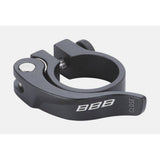 BBB Smoothlever seat clamp BSP-87 for aluminium seatposts, featuring a quick-release lever and durable metal construction.