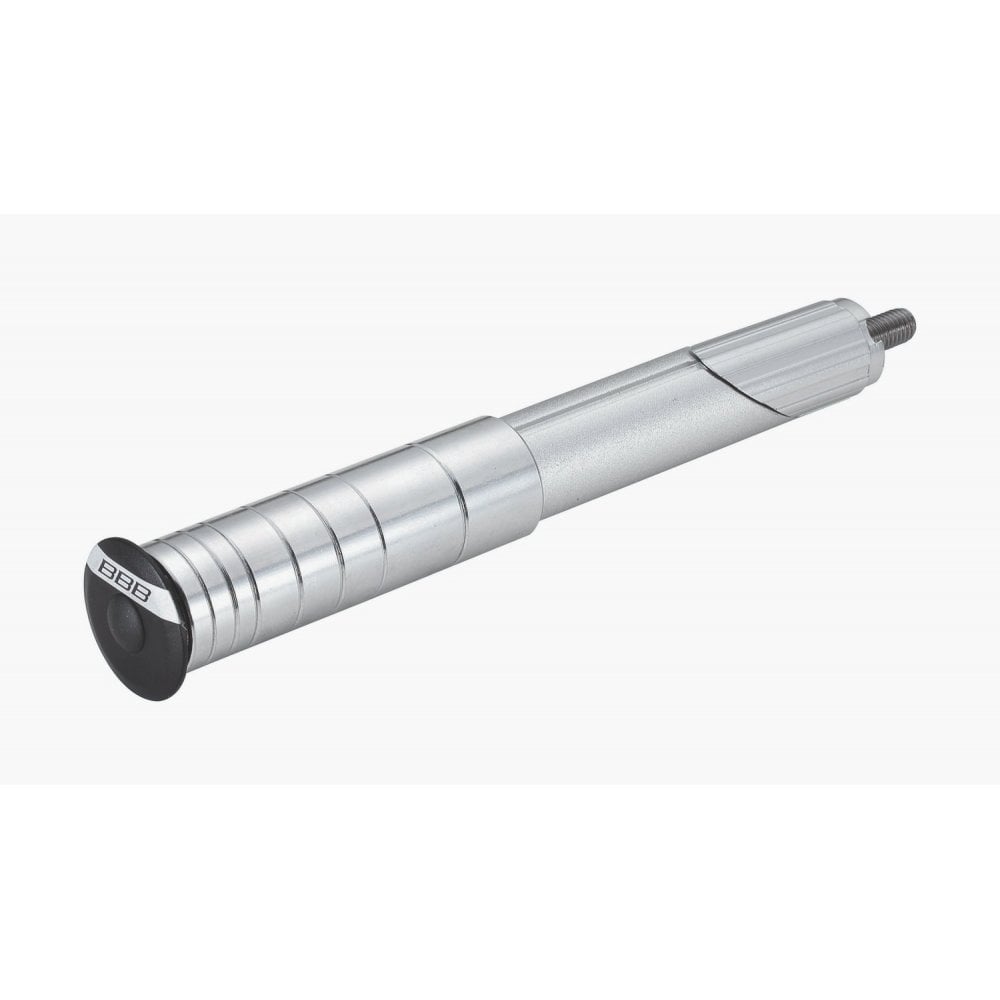 BBB Steerer Tube Extender BHP-20 for threaded and threadless headset components, showing the metal extender part for bicycle steering.