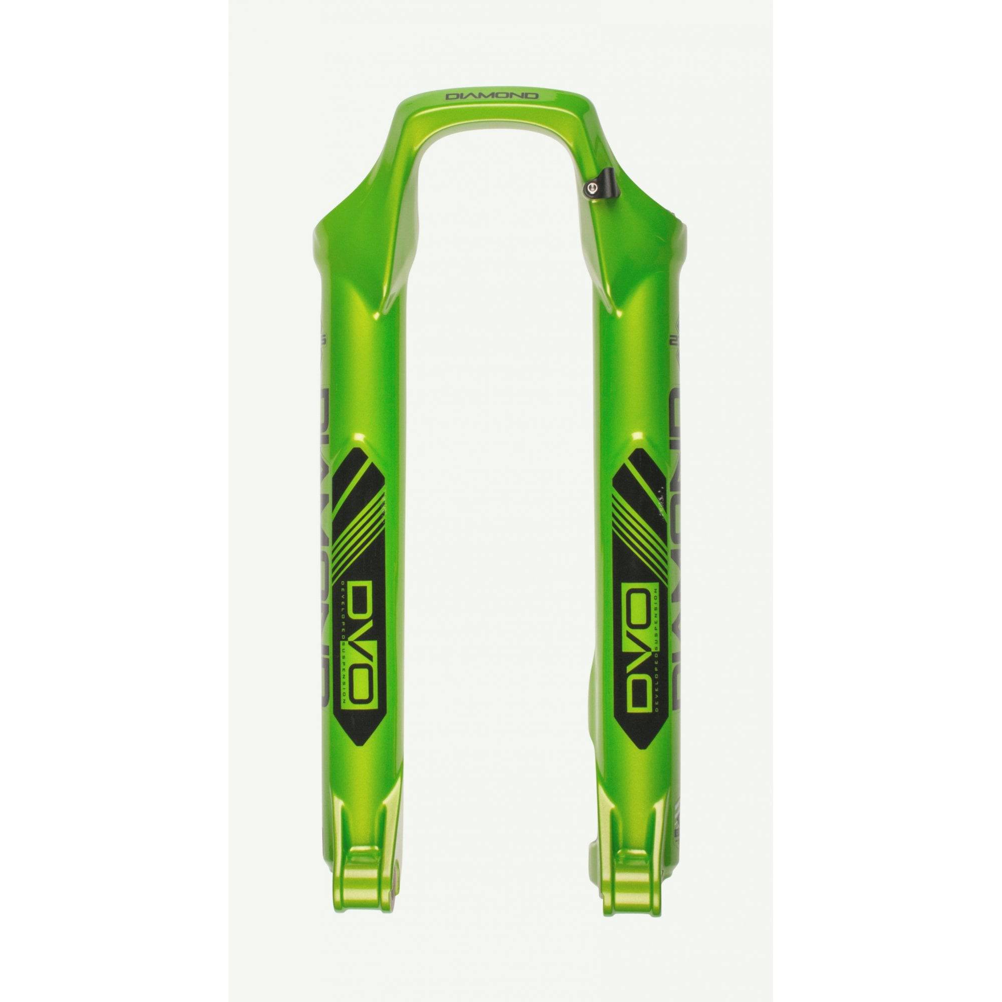 DVO 27.5 bottom case assembly for fork replacement, showing detailed components and spare accessories.