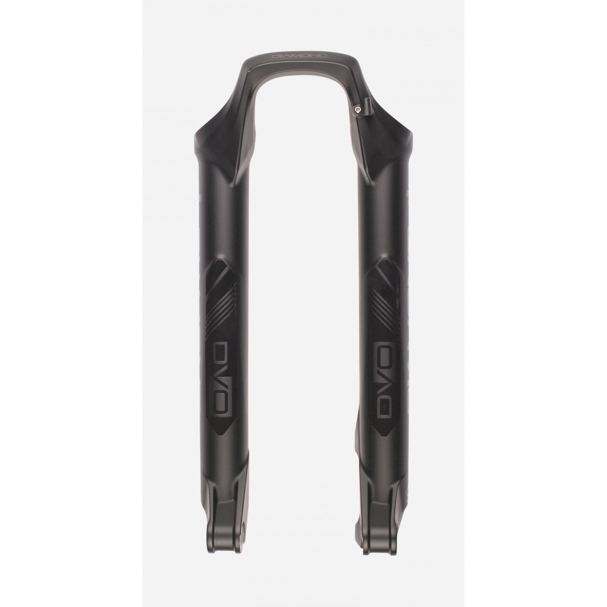 DVO 27.5-inch bottom case assembly for fork replacement, showing components and spares for mountain bike suspension repair