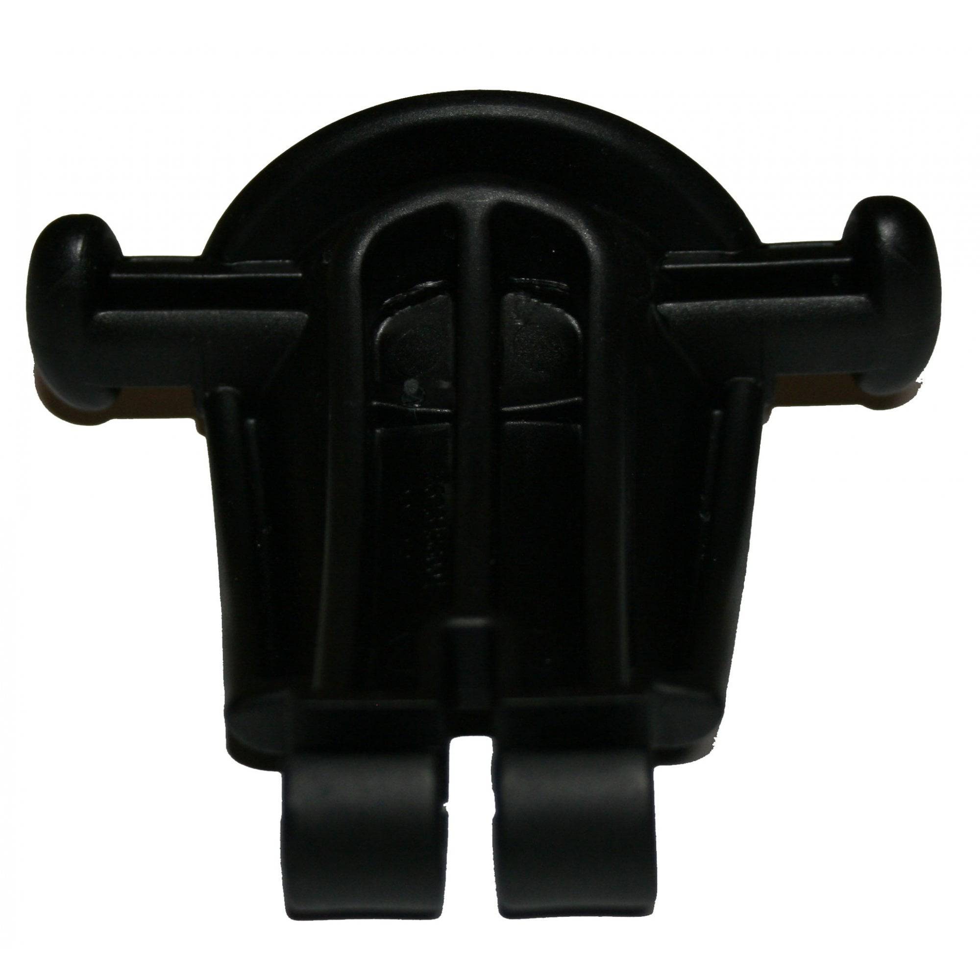 Thule 52450 anti-sway holder accessory for RaceWay car rack system, shown attached to the rack for stabilizing loads.