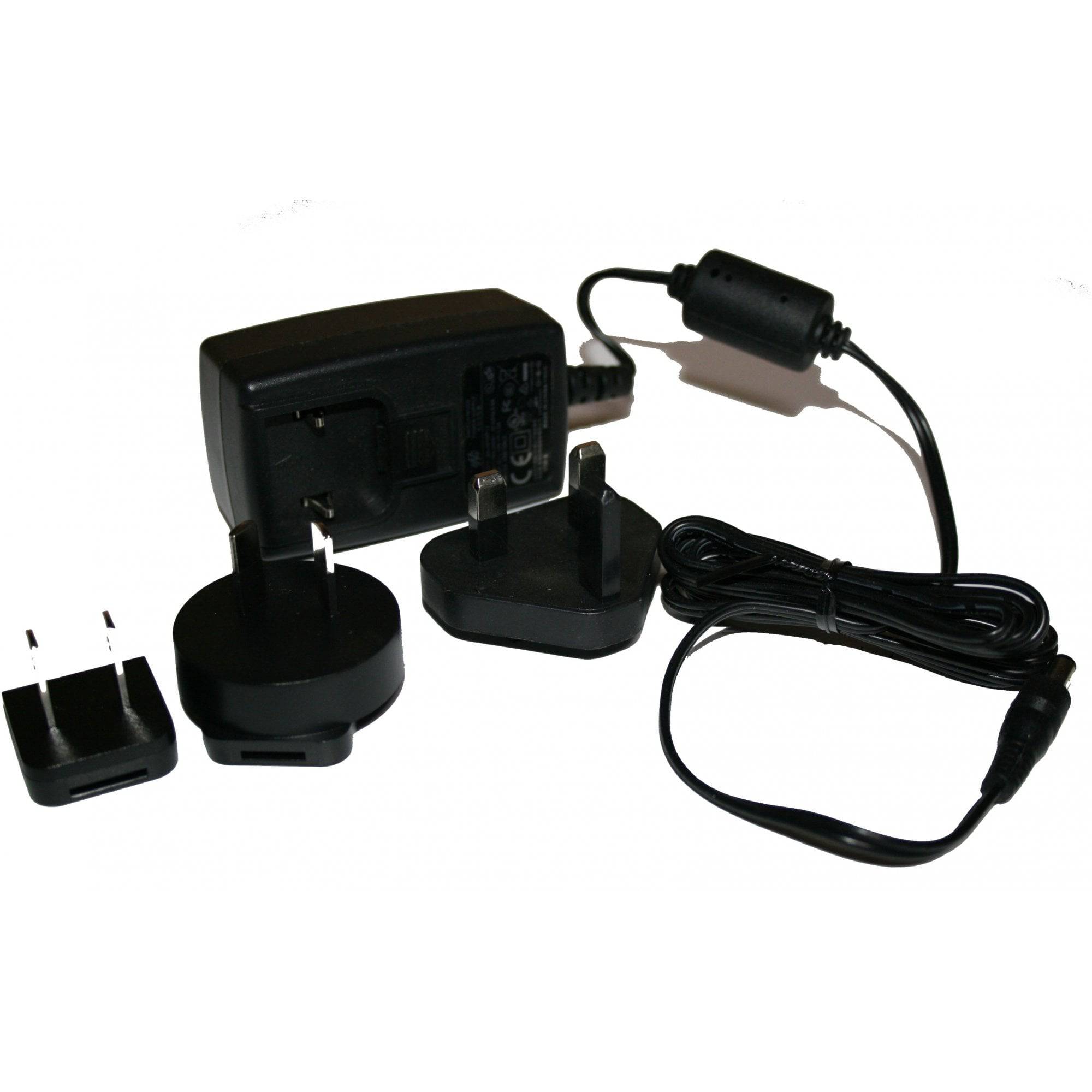 Elite 1.5A power supply accessory compatible with UK, Japan, Australia, and US Elite trainers, shown in the image.