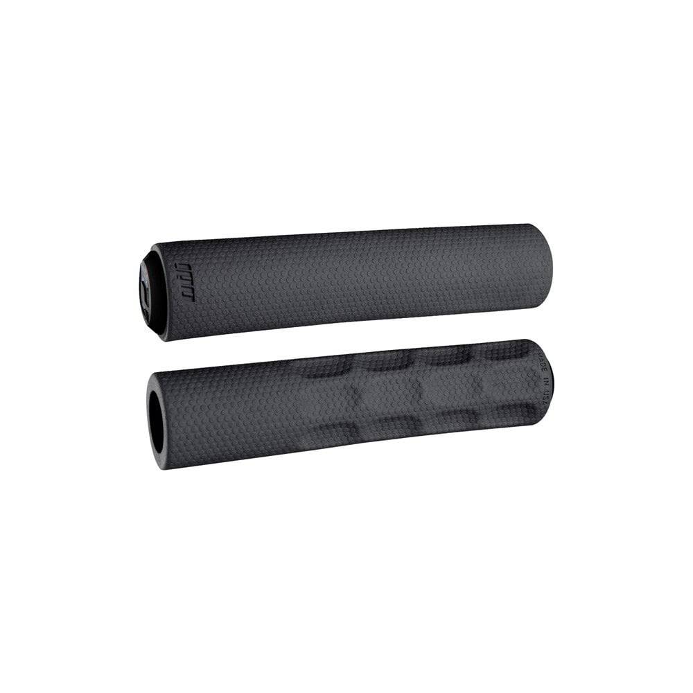 ODI Vapor Slip-On MTB grips with ergonomic finger cutouts for mountain bikes, designed for comfortable, secure handling.