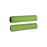 ODI Vapor Slip-On MTB grips with ergonomic finger cutouts for mountain bikes, providing secure and comfortable handlebar control.