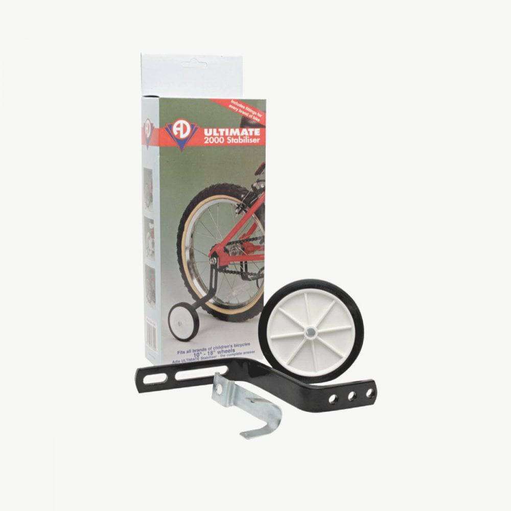 WELDTITE Adie Universal Bike Stabiliser for 12-20 inch wheels, easy to install, durable bike accessory for stability support
