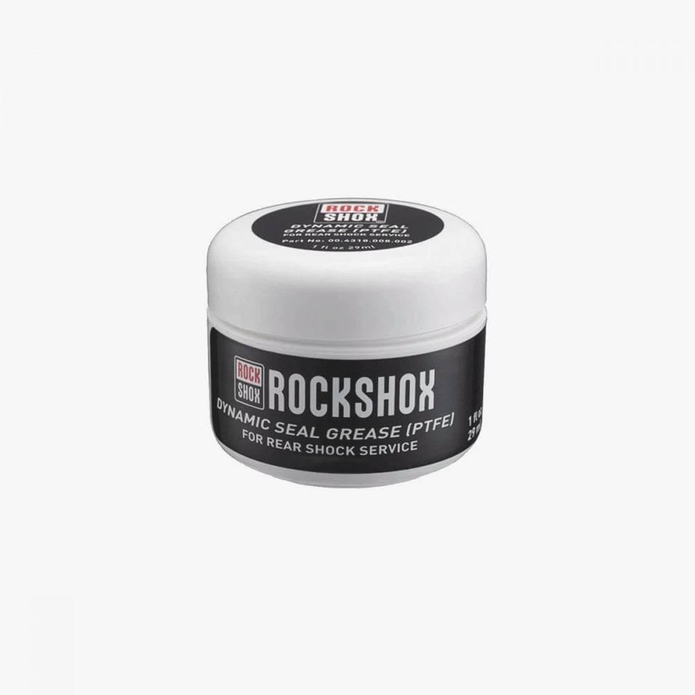 RockShox Dynamic Seal Grease for rear shock service, 500ml, workshop-grade lubricant for mountain bike suspension maintenance.