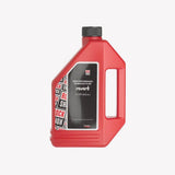 RockShox Reverb Hydraulic Fluid 1L bottle for Reverb and Monarch XX remote suspension systems in workshop setting