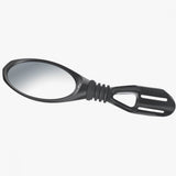 Blackburn Mountain Mirror 2018 with front reflector attached to mountain bike handlebar, showcasing cycling accessory for safety.