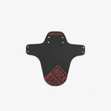 Black RockShox MTB fender with BoXXer red print, designed for BoXXer and Lyrik Ultimate forks on mountain bikes.
