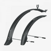 SKS Velo 65 mountain bike mudguard set with U-stays for 29-inch wheels, 65mm width, black plastic bike accessories