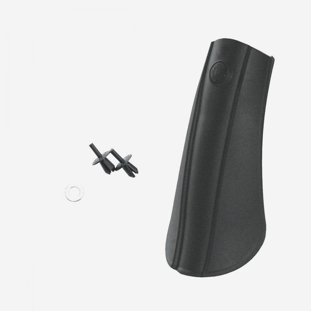 SKS XXL mudguard spoiler extension showing a 15cm long black plastic accessory for bike mudguards