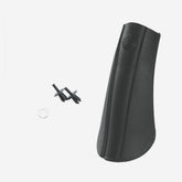 SKS XXL mudguard spoiler extension showing a 15cm long black plastic accessory for bike mudguards