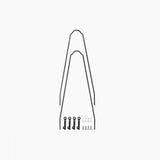 SKS black replacement U stay kit for Velo 42 urban and 47 trekking mudguards, bike accessories, durable and easy to install