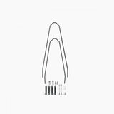 Black SKS U Stay Kit for Suntour Velo 42/47 forks mudguard support, bicycle fork accessory for secure mudguard attachment.