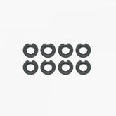 SKS Mounts & Spares - Replacement 8 X Hard Plastic 5mm Spacers For Disc Brakes