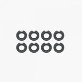 SKS Mounts & Spares - Replacement 8 X Hard Plastic 5mm Spacers For Disc Brakes