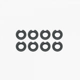 SKS 8-pack 5mm hard plastic spacers for disc brake accessories, showing small black disc brake spacer pieces in a pack