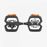 LOOK Geo Trekking Roc Vision hybrid pedals with integrated rechargeable lights and SPD compatibility for cycling components.