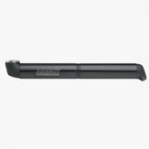 SKS Airboy Mini Pump in black with frame mount, compact bicycle pump for Presta valves, suitable for cycling accessories.