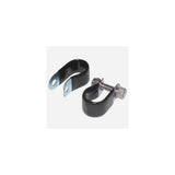 Tortec stainless steel P-clips with nuts and bolts for bike rack and mudguard mounting accessories.