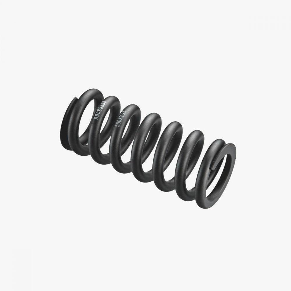 Rock Shox coil spring for rear shock, 134mm length, 55mm travel, mountain bike suspension component, spare parts.