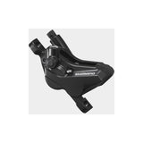 Shimano Acera BR-MT420 4-piston hydraulic brake caliper for front or rear post mount bicycle disc brake system.