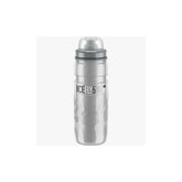 Elite Ice Fly Thermal Cycling Bottle 500ml in smoke color, keeps drinks cool for 2 hours, designed for cycling accessories.