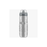 Elite Ice Fly Thermal Cycling Bottle 500ml in smoke color, keeps drinks cool for 2 hours, designed for cycling accessories.