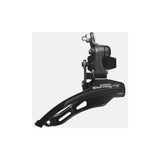 Shimano Tourney TY FD-TZ510 6-speed MTB front derailleur with down swing design, 31.8mm clamp, fits 48T chainrings.