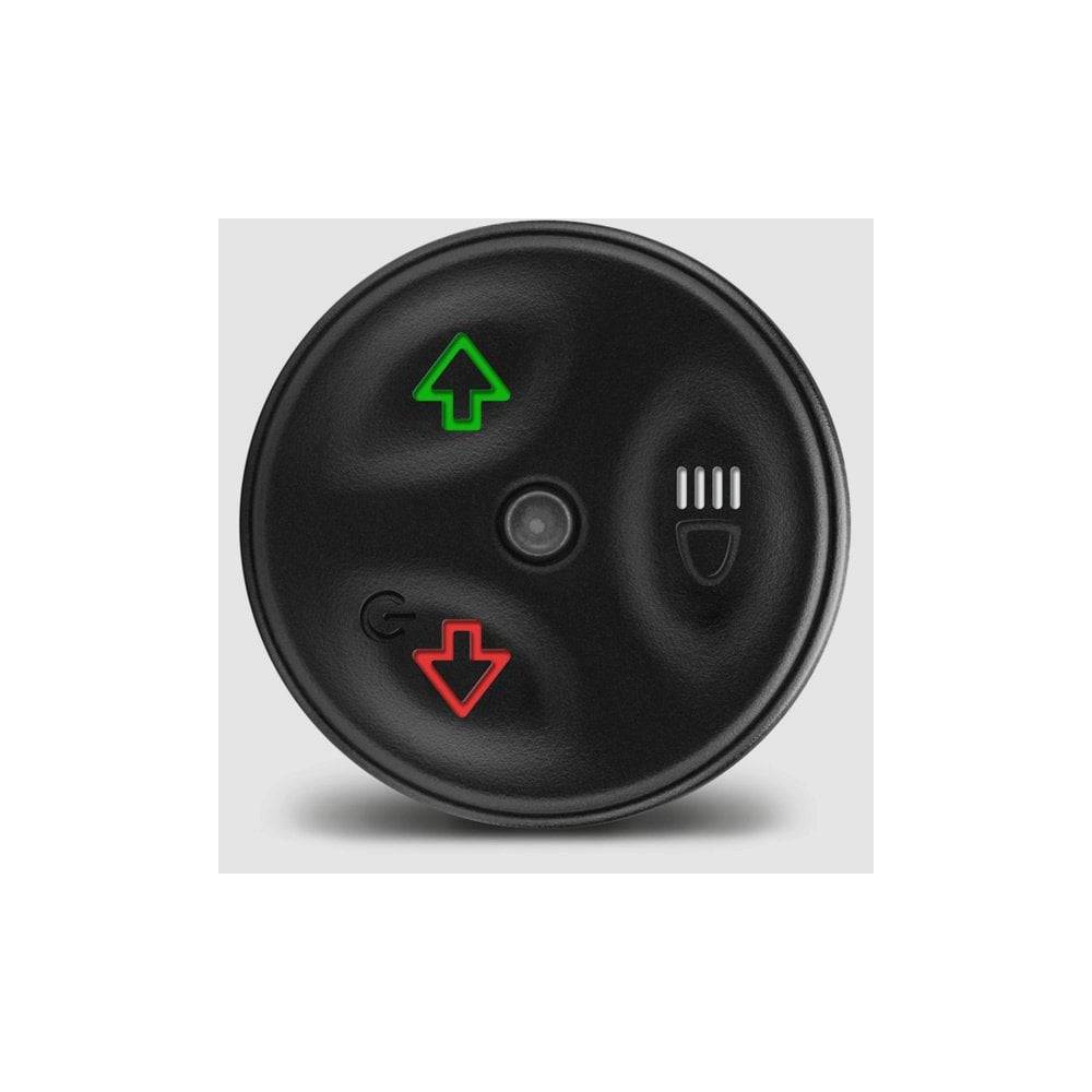 Garmin Edge cycling GPS handlebar remote for eBike with ANT+ wireless control, compact accessory for bike navigation and control.
