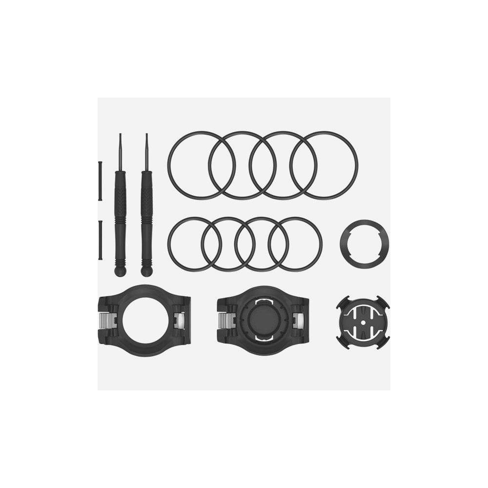 Garmin Forerunner 935/945 quick release watch strap kit for easy swapping, black silicone accessory for Garmin running watches