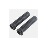 M Part EcoVice MTB and commuter bike grips with black 3D circle design and lock-ring for secure handlebar attachment.
