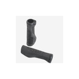 M Part EcoVice Ergo Microtech bike grips with lock-ring system in black, designed for comfortable cycling components.