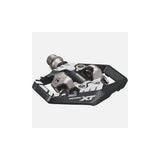 Shimano Deore XT PD-M8120 Trail Wide SPD pedals for off-road cycling, featuring durable metal body and wide platform design.