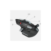 Profile Design FC Hydration System replacement straw mount top, accessory for FC models, durable plastic with securing mechanism.