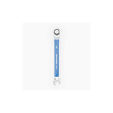 Park Tool MWR-8 ratcheting metric wrench with 8mm size, two-way ratchet box ends, suitable for bike workshop repairs.