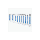 Park Tool MWR-SET ratcheting metric wrench set showing six wrenches from 6mm to 17mm for precision workshop tasks