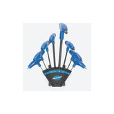 Park Tool PH-1.2 P-handled hex wrench set with holder, ergonomic workshop tools for precise tightening and loosening.
