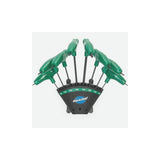 Park Tool PH-T1.2 P-Handled Torx driver set with holder, ergonomic workshop tools for precise tightening and loosening.