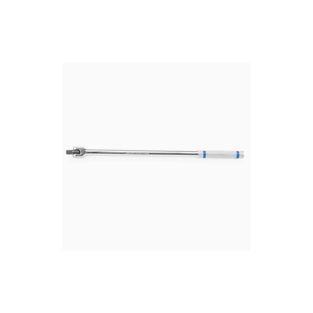 Park Tool SWB-15 3/8-inch drive breaker bar with pivoting head and knurled handle, ideal for workshop use