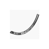 Black DT Swiss G 540 DB 28-hole gravel disc brake rim with Presta-drilled holes, suitable for 29-inch/700c wheels.