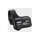 Shimano STEPS SC-E7000 cycle computer display mounted on 31.8mm handlebar with digital screen and control buttons.
