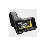 Shimano STEPS SC-E8000 cycle computer display mounted on handlebars, compatible with 31.8mm and 35mm Shimano e-bike systems.