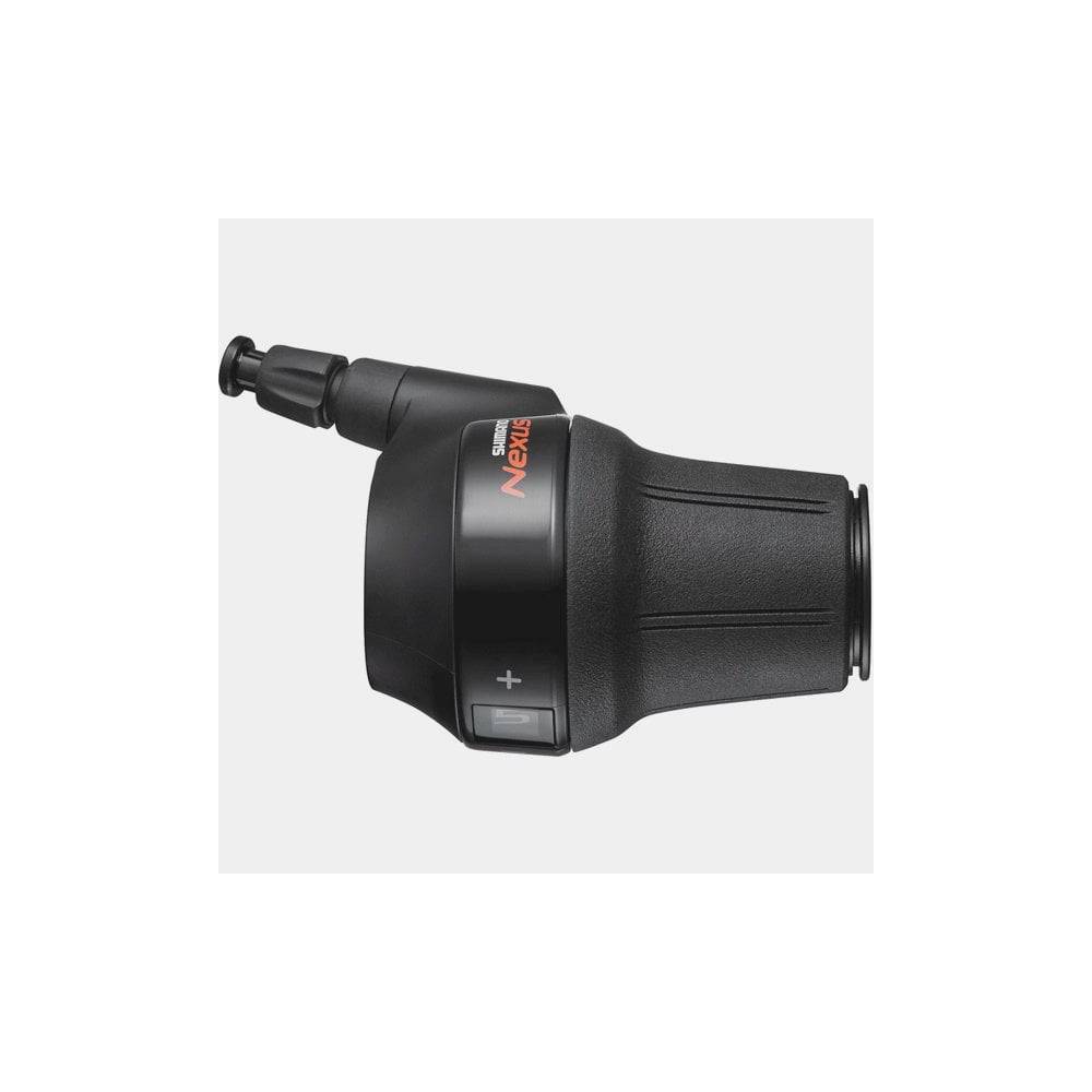 Shimano Nexus SL-C7000-5 Revo 5-speed right-hand shifter with cable, black, for bicycle component gear shifting system.