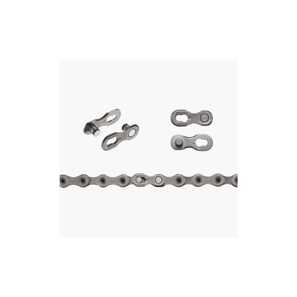 Shimano SM-CN900 11-speed quick link for Shimano chains, pack of 2, component for bike drivetrain repair.