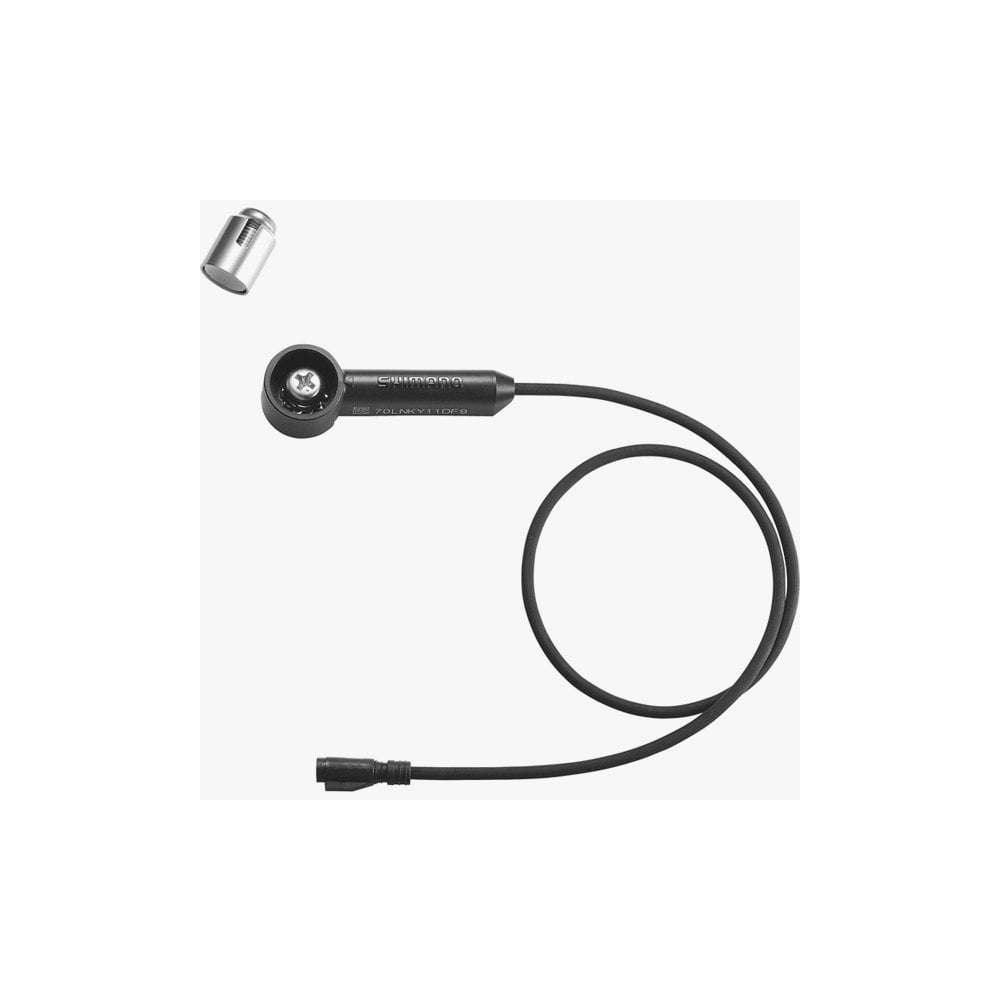 Shimano STEPS SM-DUE10 speed sensor unit with 1400mm cable and hex bolt for DU-E8000 e-bike components.
