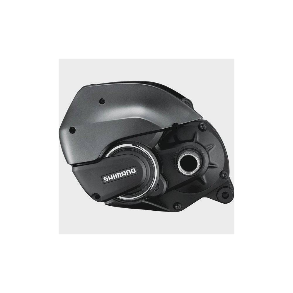 Shimano STEPS SM-DUE80-B large mount bolt cover and screws for DU-E8000 drive unit, shown on a bicycle component.