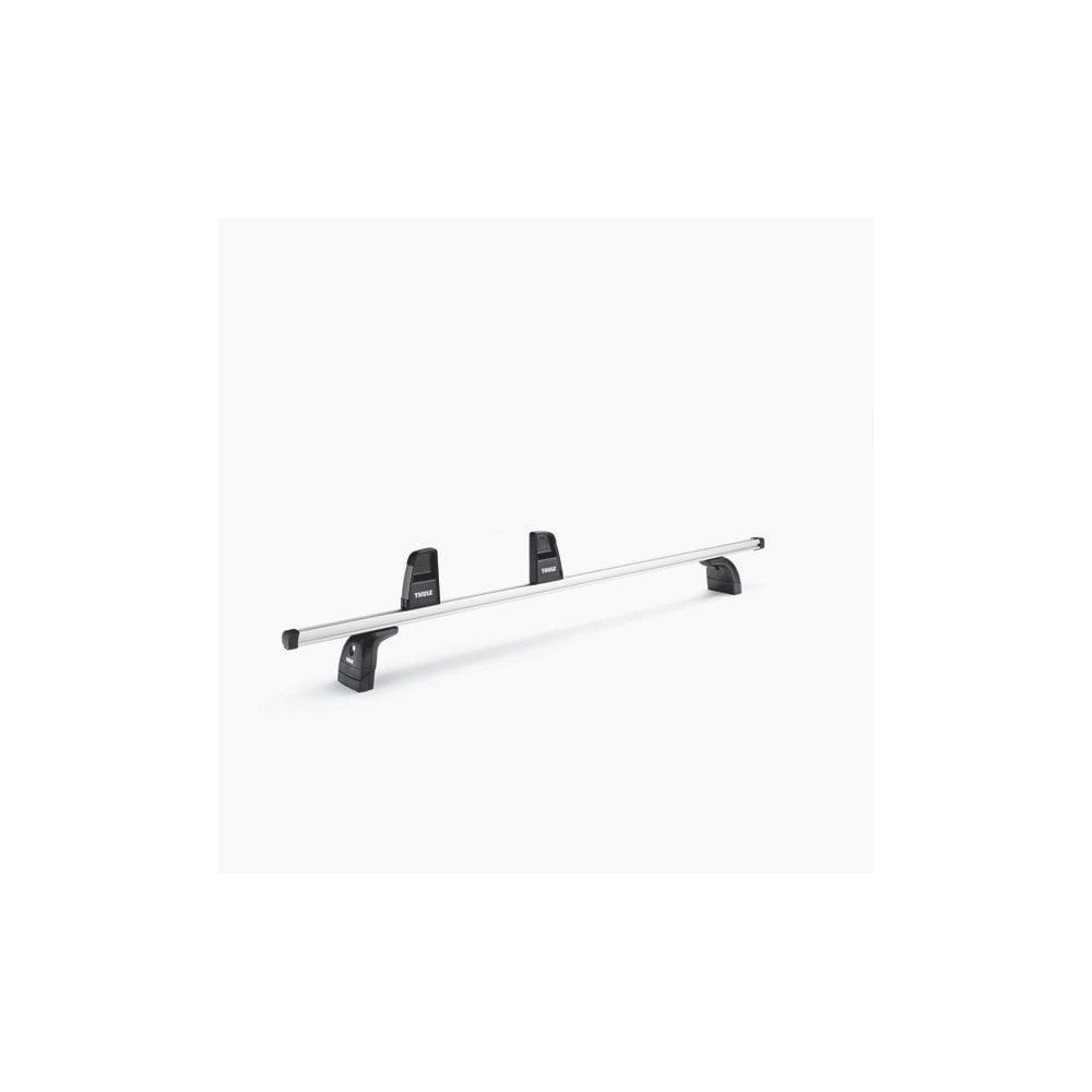 Pair of Thule 314 T-Track Load Stops with lever lock for secure cargo transportation on vehicle roof racks.